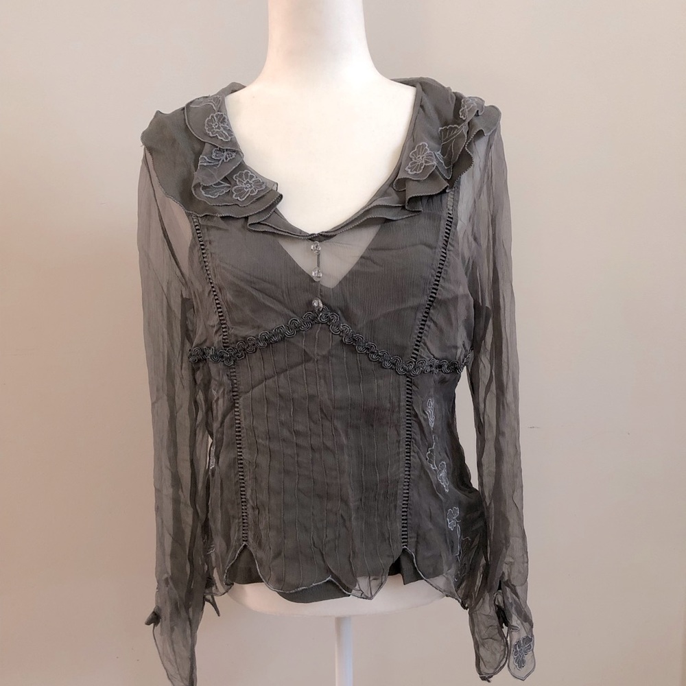 L top with matching camisole